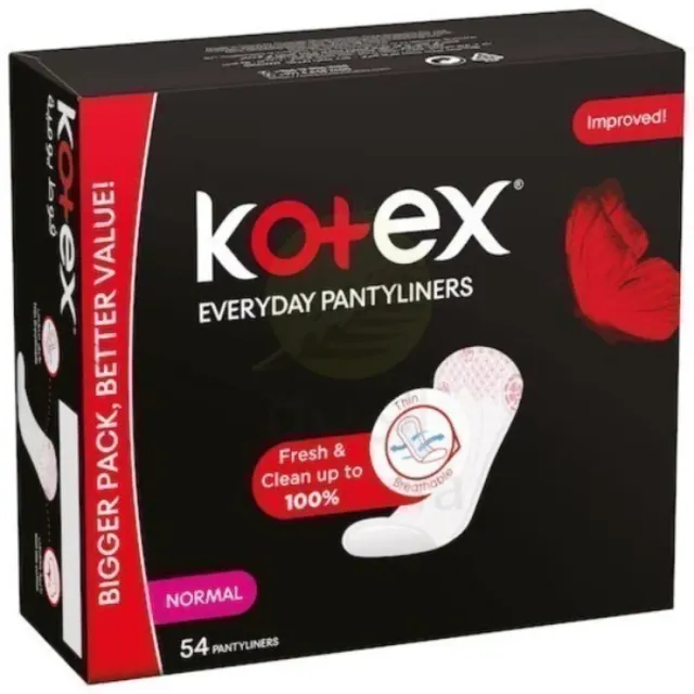 Kotex Natural Panty Liners 54 Pantyliners