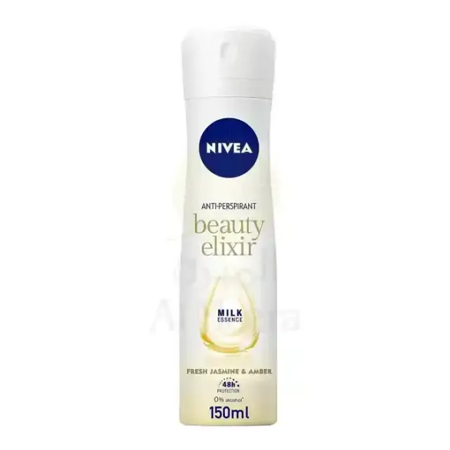 Nivea Beauty Elixir Deodorant for WoMen Fresh Jasmine & Amber Scent Spray 150ml