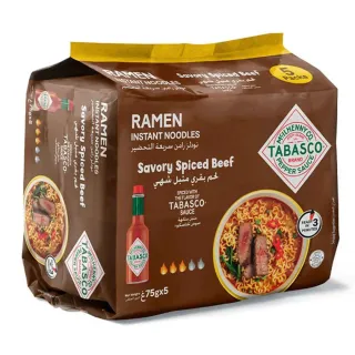 Tabasco Ramen Savory Spiced Beef 75g