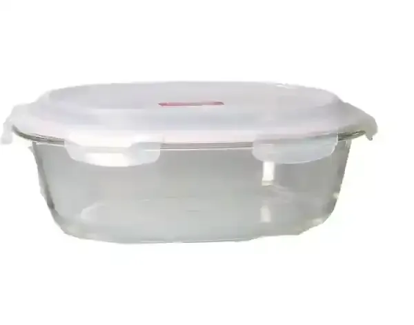 وعاء طعام زجاجي