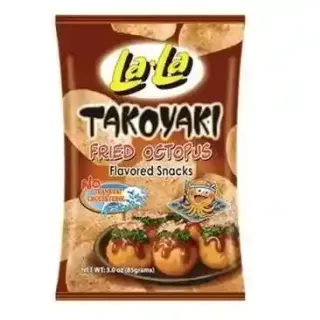 LALA TAKOYAKI FRIED OCTOPUS SNACKS 85G