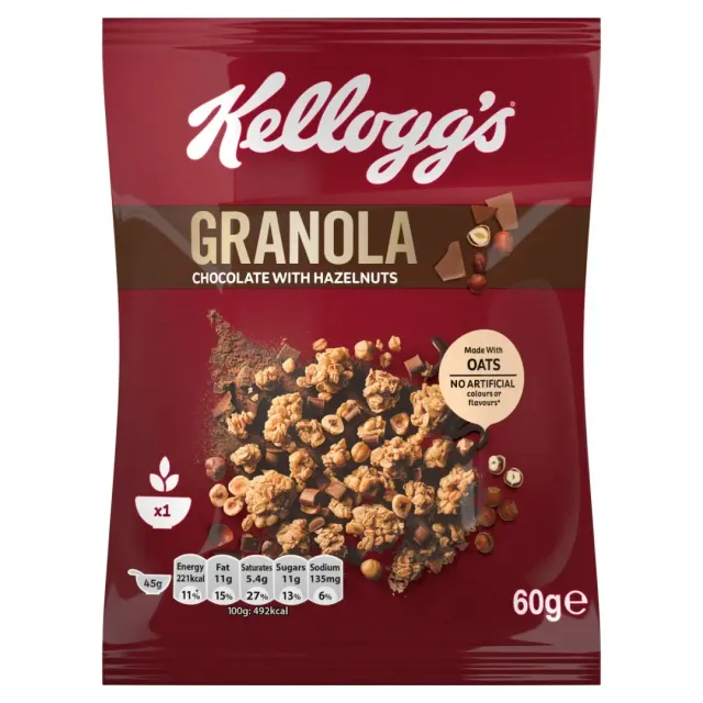Kellogg's Chocolate with Hazelnut Granola 60 g