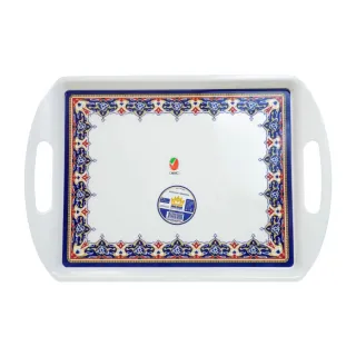 Melrich Melamine Rectangular Tray 22" with DH RT1022
