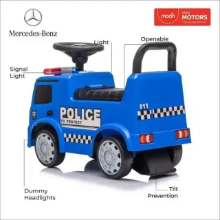 Moon Mercedes Benz Police Blue