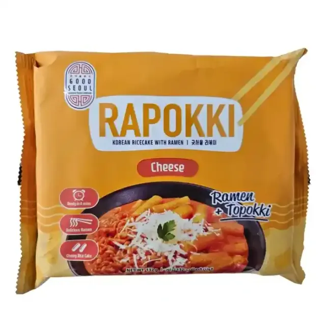 Good Seoul Rapokki Korean Rice Cake with Ramen & Topokki Cheese 132g