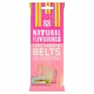 Co-Op Fizzy Rainbow Belts Sweets 65G