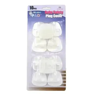 Home Ad+ Baby Safety Plug Cover 10Pc 2340
