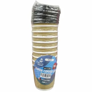 Robby Paper Coffee Cup 4oz With Lid 10 Pieces