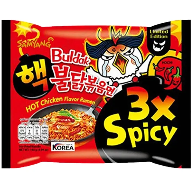 Samyang Buldak 3X Spicy Hot Chicken Flavor Ramen 140g