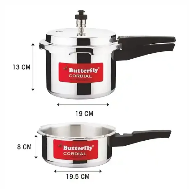 Butterfly Pressure Cooker 2+3L Bfy174823