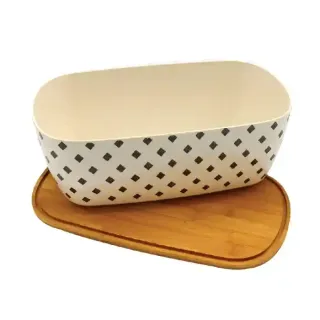 ORGANIC BREAD BOX W.WDN LID 37X20 2*16