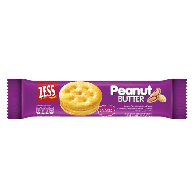 Zess Cracker Sandwitch Peanut Butter 25.5g