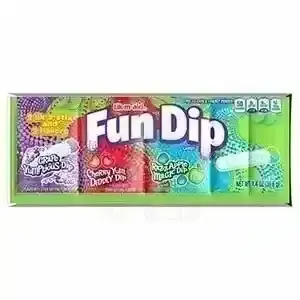 Lik-M-Aid Fun Dip 3 Flavors&2Stix 39.6 Gram