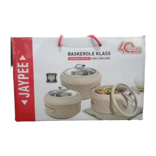 Baskerole Klass Casserole Set 1 L / 1.5 L / 2 L