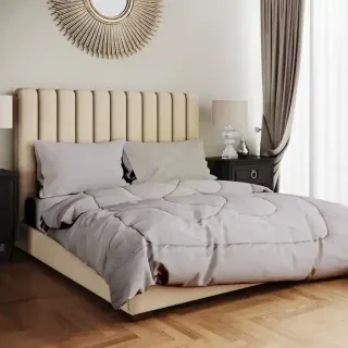 RANKOUSSI DOUBLE BEDDING SET 4PCS GRAY