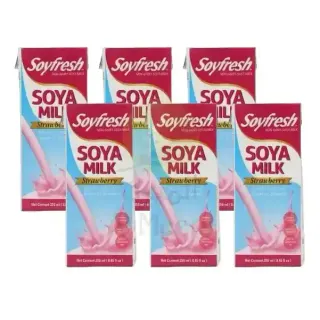 SOYA FRESH MILK STRWBRY 250MLX6