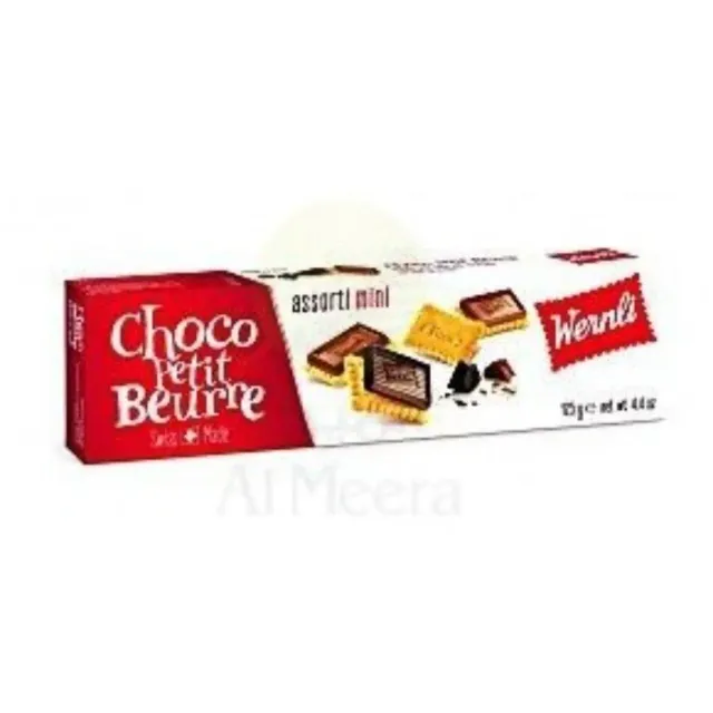 Wernli Petit Beurre Mix Mini Assorted Flavor 125g