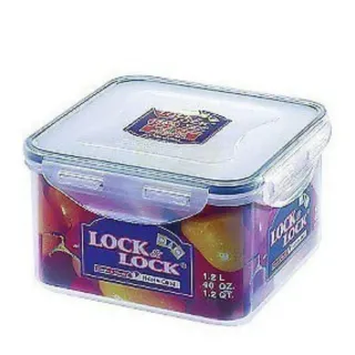 Lock & Lock Square Stackable Airtight Container 1.2L