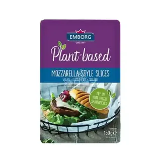 Emborg Plant Based Mozzarella Slice 150G