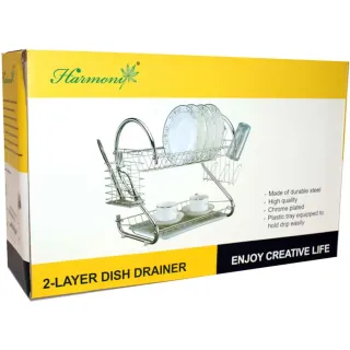 Harmony 2 Layer Dish Rack 41X24.5X36Cm