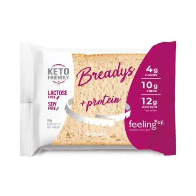 Feeling Ok Breadys Protein Toast 50g