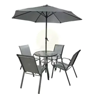 Paradiso Patio Set 4-Person 80 x 70 cm