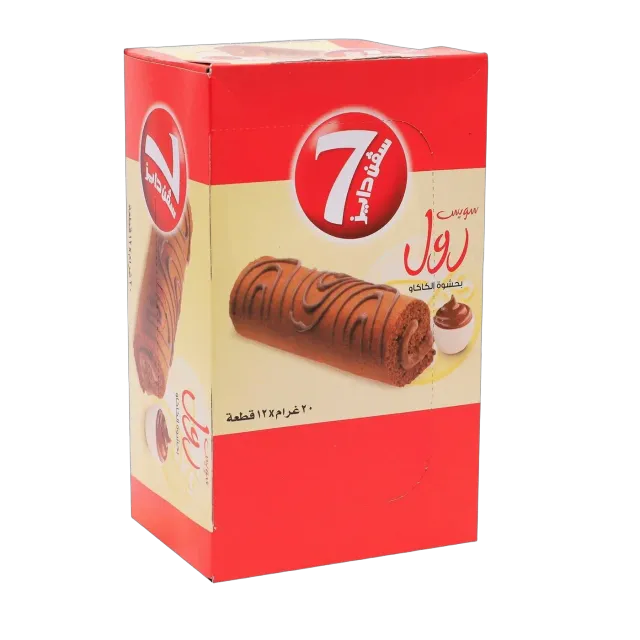 كيك رول صغير 7 دايز بالكاكاو 20 جم