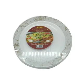 Plastic Dinner Plate Round 19 cm