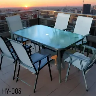 طاولة طعام فنار 1 + 6 – HY-003