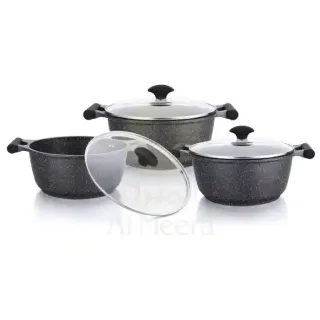 Prestige Essentials 6-Piece Cooking Set Black 00694