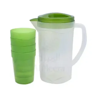 Harmony Plastic Pitcher + 4Cups