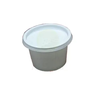 روبي كوب ورقي مع غطاء 500سم³ أبيض 10 قطع
