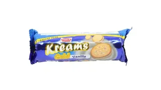 Parle Kreams Biscuit Gold Vanilla 75.06g
