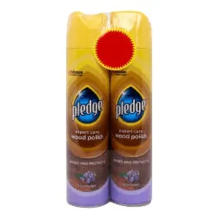 Pledge Wood Polish Lavender 250ml Twin Pack Special Price