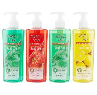 Novell Hand Wash Assorted 500mlx4 Pieces