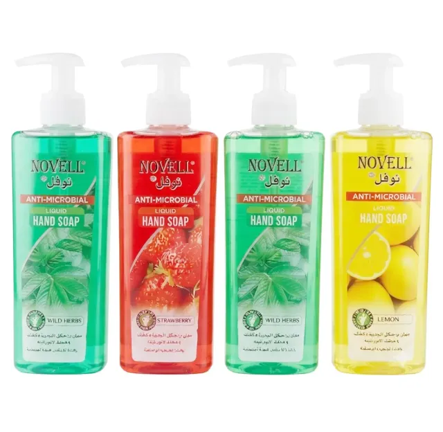 Novell Hand Wash Assorted 500mlx4 Pieces