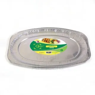 Qpac Aluminum Platter 3 pcs 3-Pack 65180