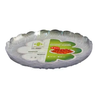 Food Pack Crystal Plate 27cm 5 Pcs