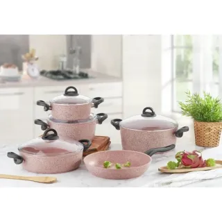 ALM for Aluminum Cookware 9 Set Pink 19727