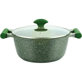 Prestige Essentials Granite Aluminum Casserole with Lid 32cm