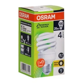 Osram Bulb Warm White Energy Saver 20/100W