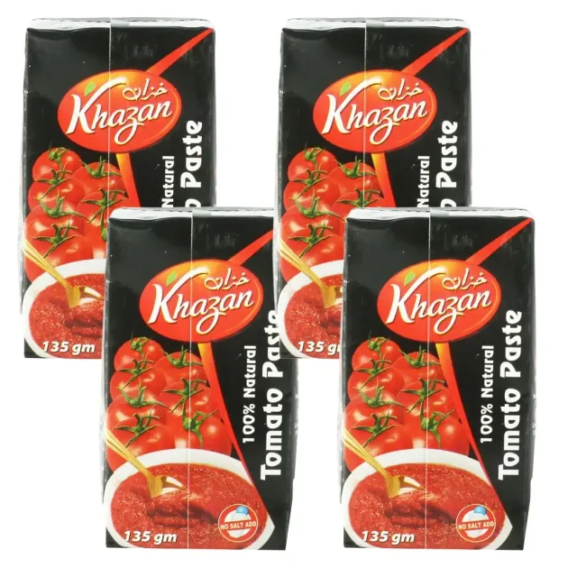 Khazan Tomato Paste 135Gx4 Pieces