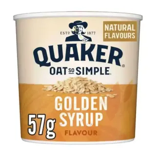 Quaker Oat So Simple Pot With Golden Syrup Oats 57G