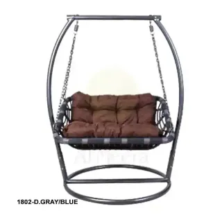 FANAR SWING CHAIR 100X85X30CM-BLUE-B55