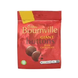 Cadbury Dark Bournville Giant Buttons 95G
