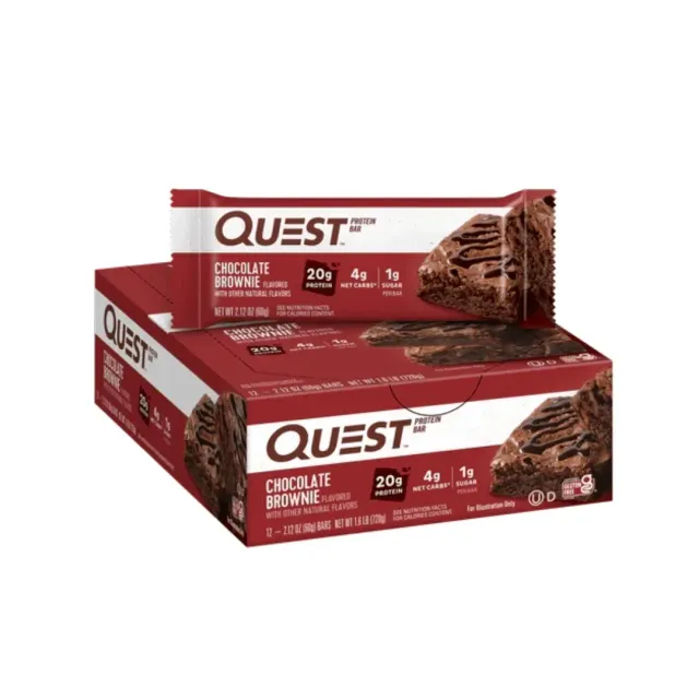 Quest Bar Chocolate Brownie 60gx12 Pieces