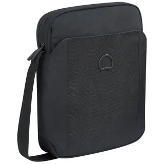Delsey Picpus 1 Compartment Mini Vertical Pouch Replica Black