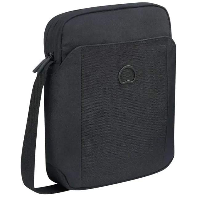 Delsey Picpus 1 Compartment Mini Vertical Pouch Replica Black