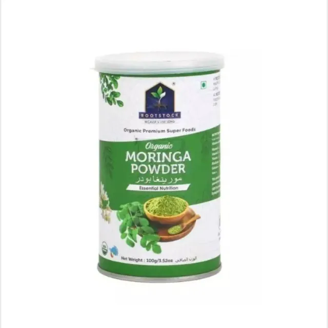 Rootstock Organic Premium Herbs Moringa Powder 100g