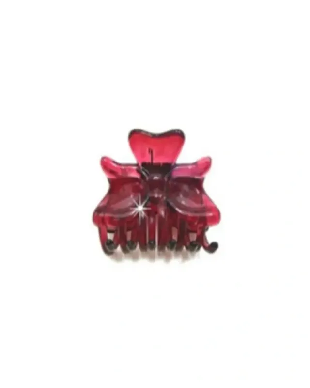 Sara Hair Clip #8074 Brown 2 Pieces